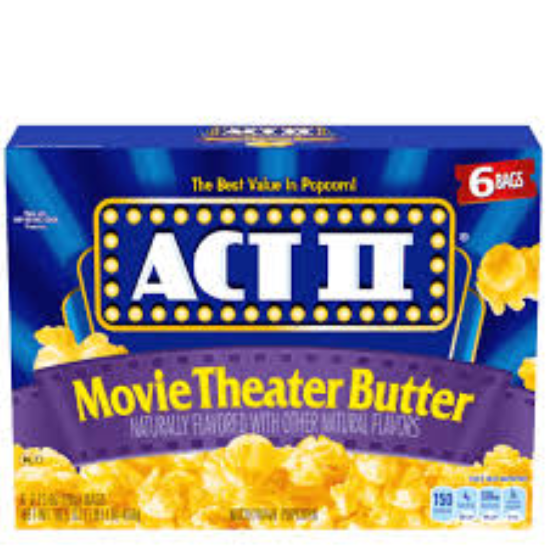 ACT II POPCORN MOVIE THEATER BUTTER 3'S